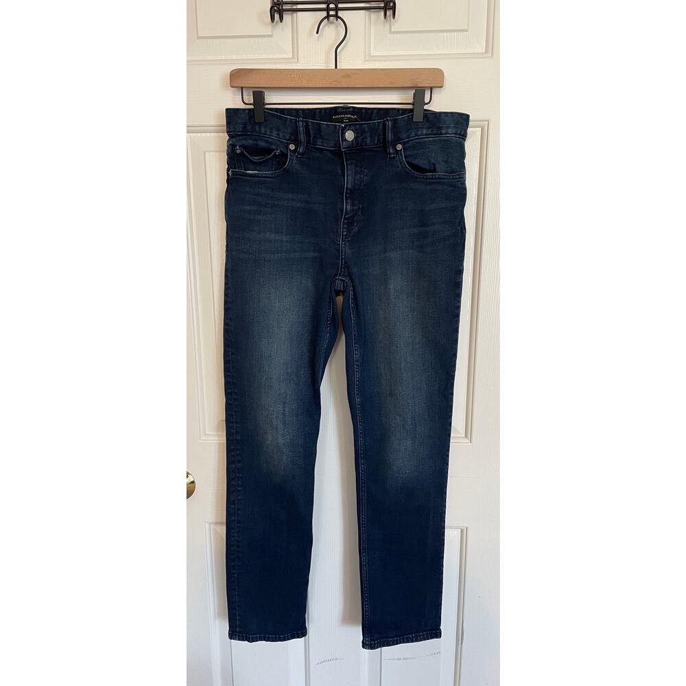 Banana Republic Mens Jeans 32x32 Slim Fit Blue Denim Dark Wash Fall '20